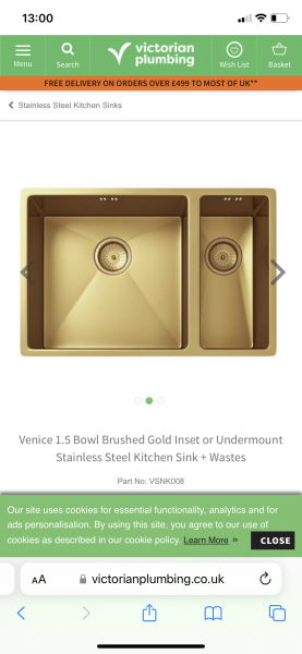 Kitchen Sink and tap advice please.