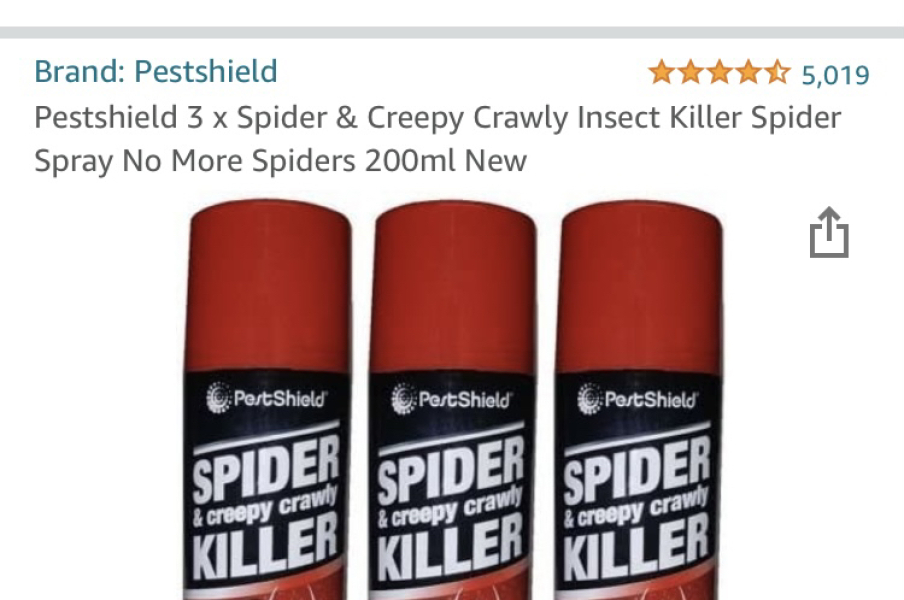 Is anyone's fear of spiders as big as mine ...