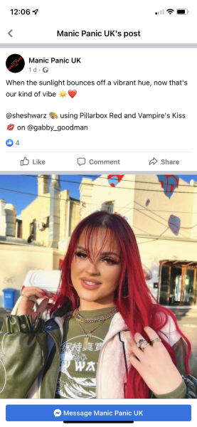 My red hair is 'unprofessional' but tattoos aren't!!
