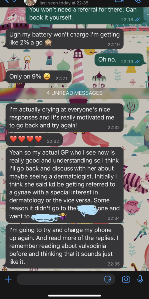 To be HUGELY angry at the NHS and wonder if anyone can diagnose this vaginal issue?