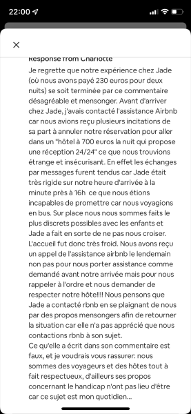 A woman is being sued for being disabled