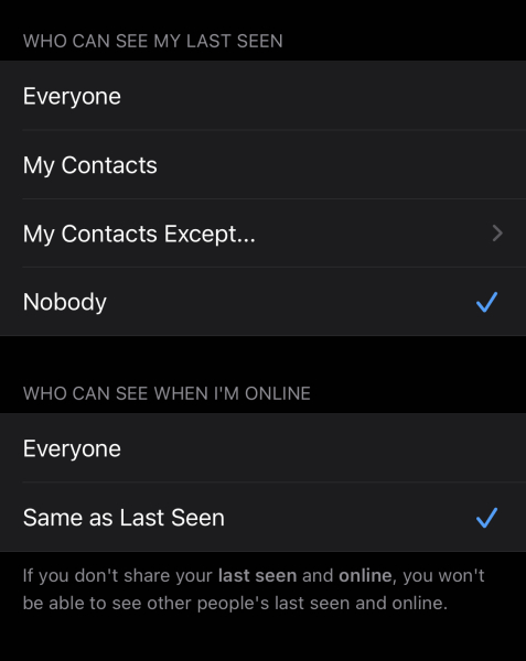 To ask you about these new WhatsApp privacy settings