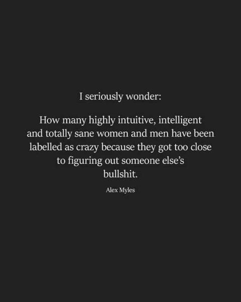 Call me crazy but...