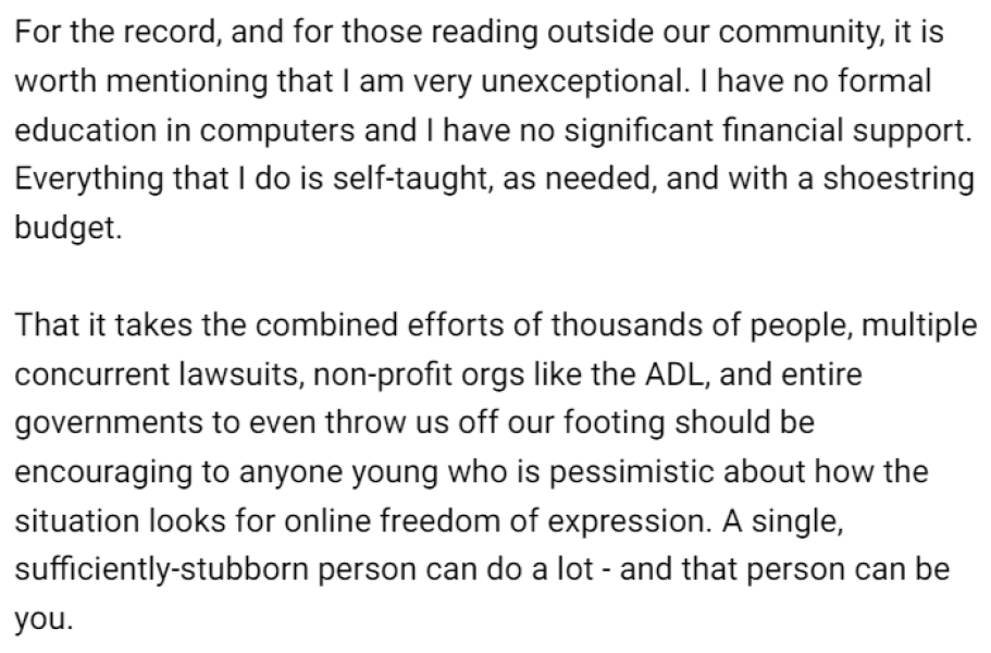 Antipodean fruit growers 2 - Canary in the internet coal mine