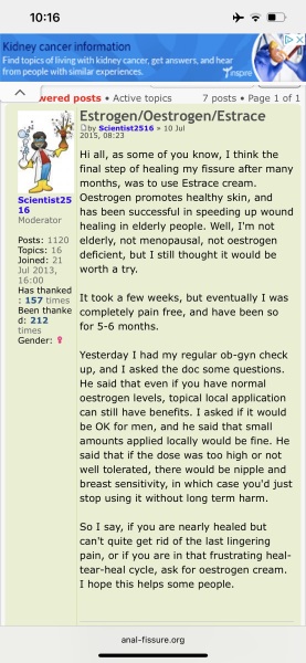 Anal Fissures Postpartum