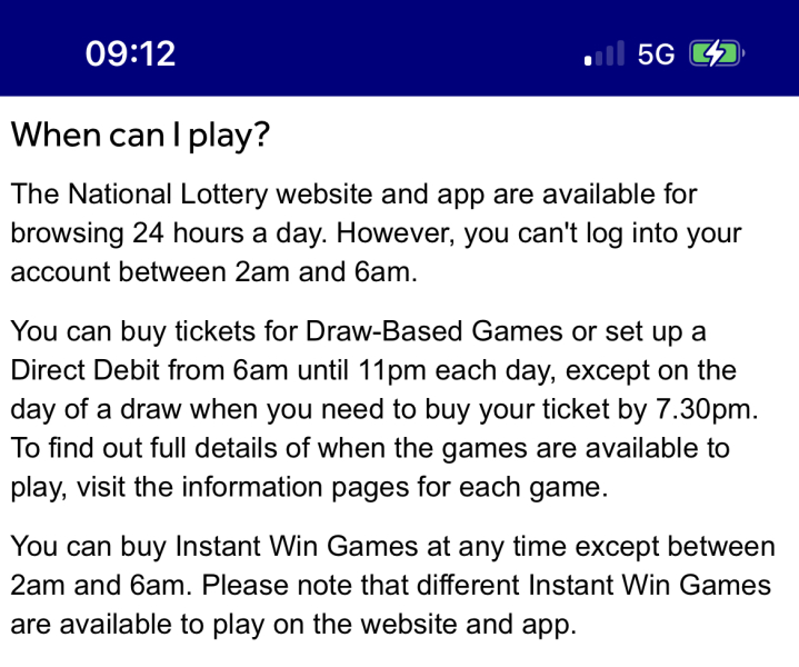 Why do the national lottery send you the tease email knowing you can’t find out what you’ve won?