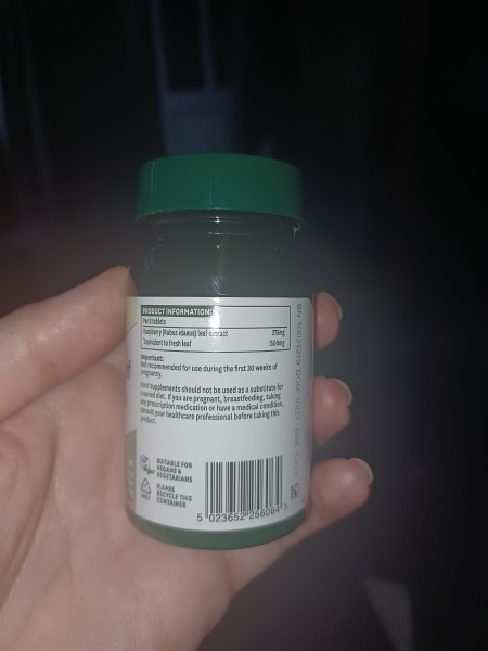 Rasberry leaf capsules dosage
