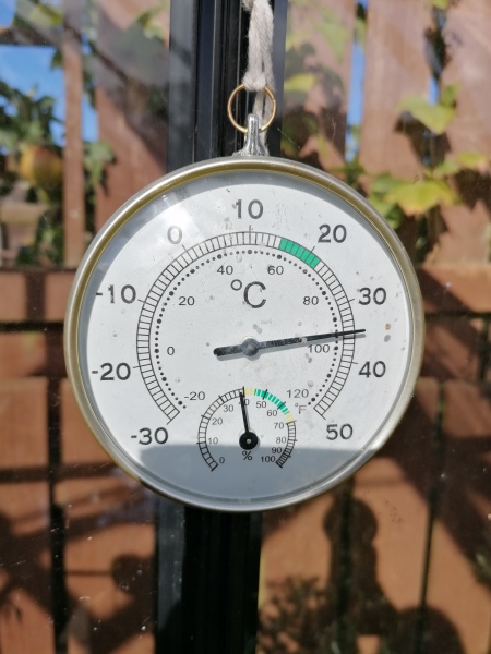What is the temperature of your house and is your heating on?