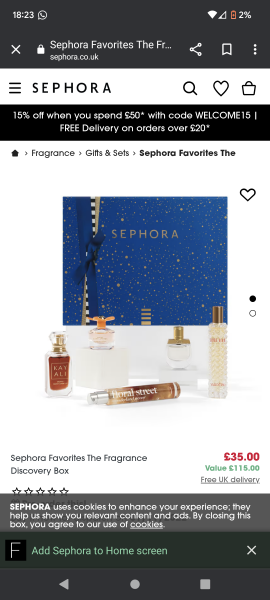 Perfume for late teen girl
