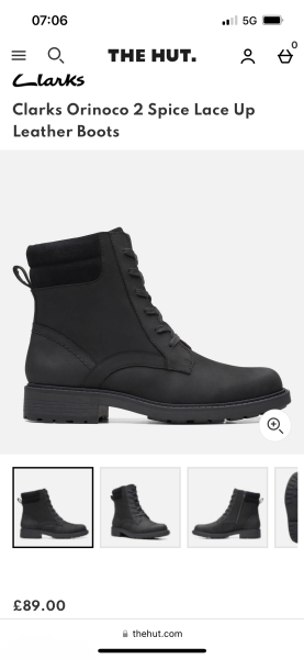 Boots that look nice but are really hard wearing (lots of walking)