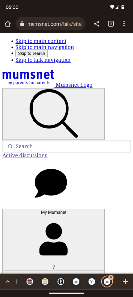Mobile site is all but broken