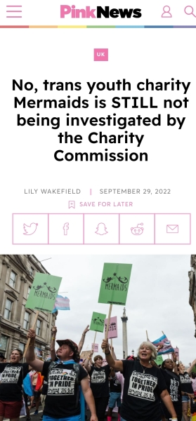 Mermaids being investigated by the Charity Commission - thread 2