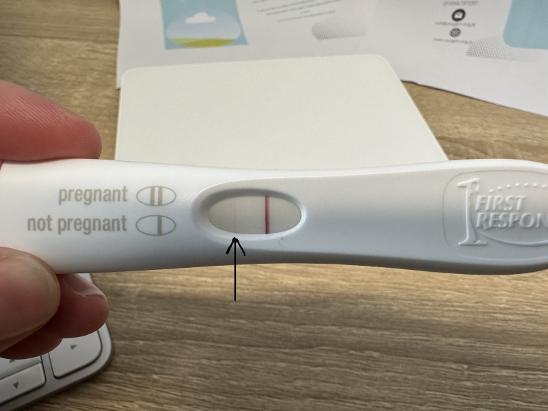 Does this look positive to you?