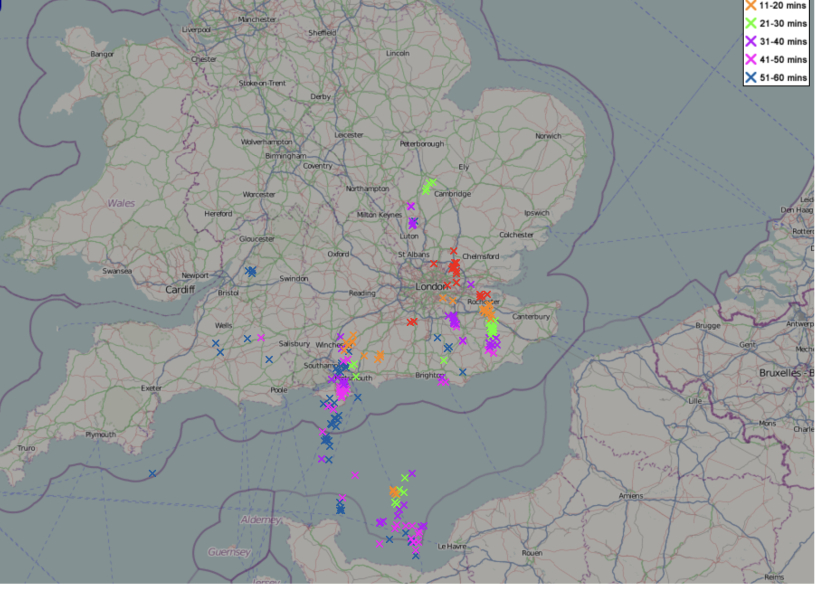 Thunderstorm warnings.