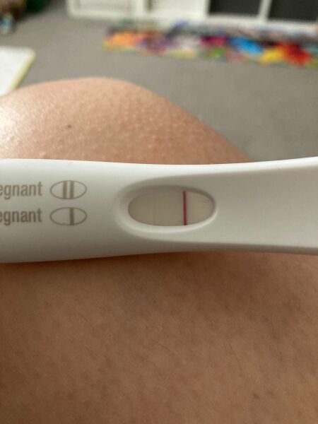 Does this look positive to you?