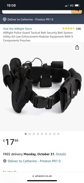 Holster belt wish from son