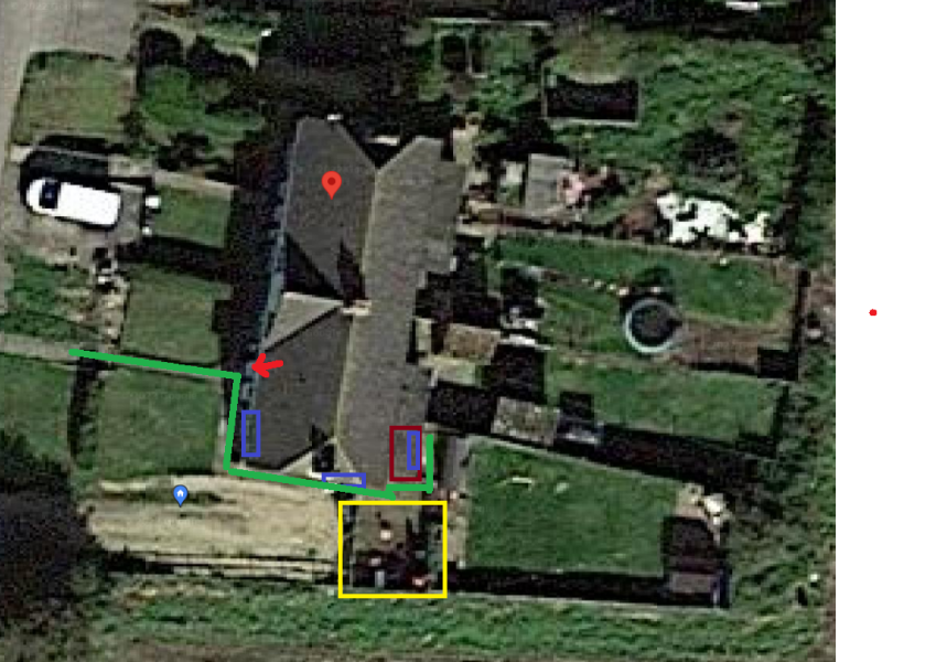 Neighbour refuses to use front door