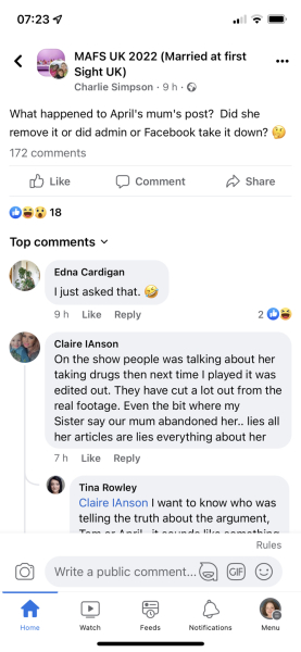 MAFS spoiler thread.