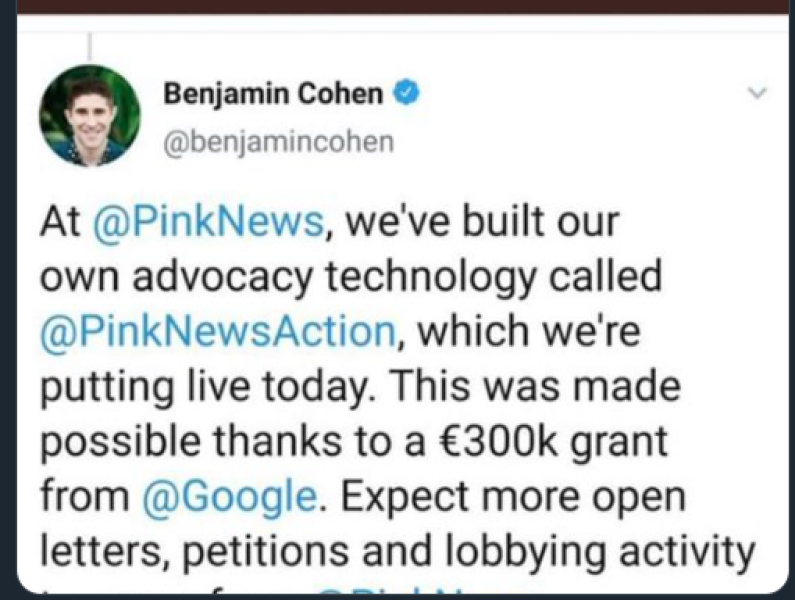 Benjamin Cohen upset that JKR has mentioned him on Twitter