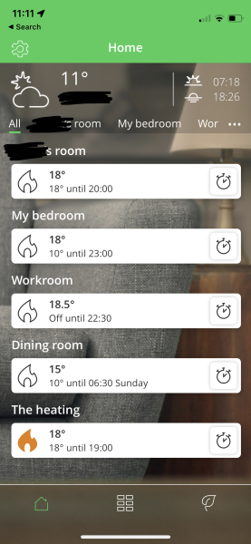 Bloody hell it's 13 degrees in my sitting room and it's only October...