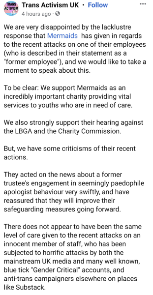 Mermaids being investigated by the Charity Commission - thread 2