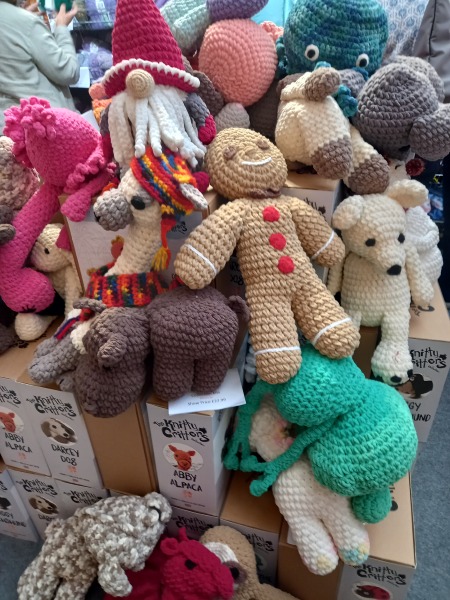 It's Crochet,  Knit & Natter 9: So Many Projects, So Little Time. (Oh well - I almost made it rhyme!)