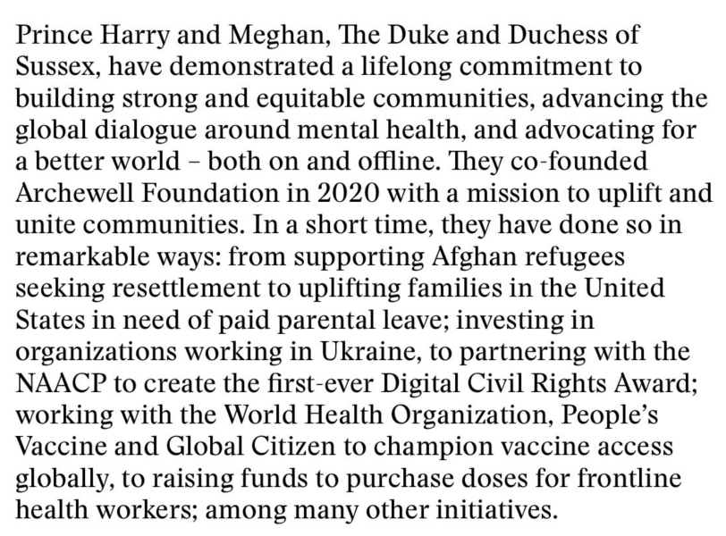 Harry and Meghan doing alright in the US, continuing their  universal service