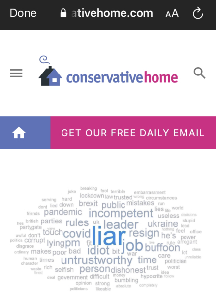 To have an anonymous poll - would you personally like to see Boris return to being PM?
