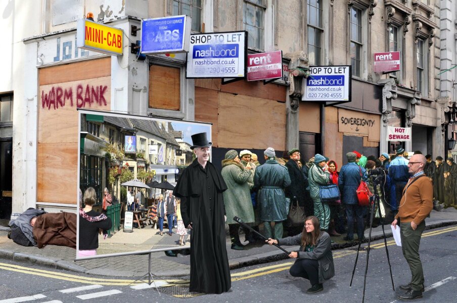 Is Jacob Rees-Mogg actually on glue?