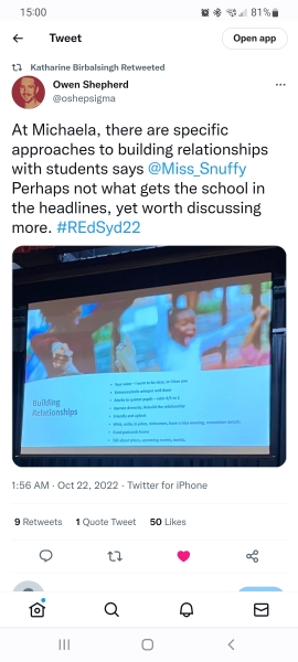 Michaela school - experiences? 