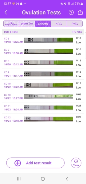 Static smiley but negative OPK?