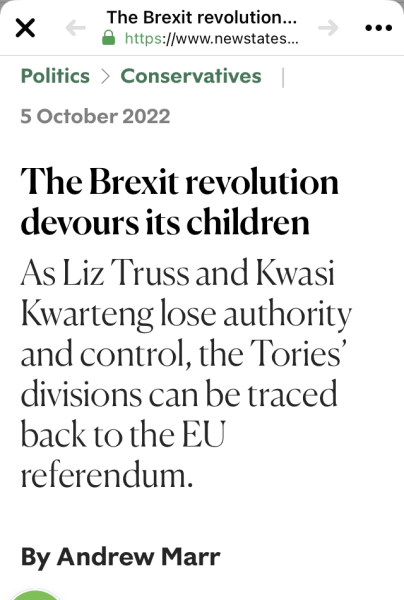 To blame Tory/Brexit voters for this shitshow 