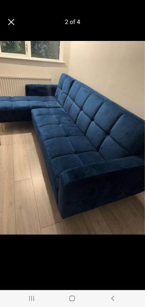 £410 for a second (or third) hand, badly stained sofa