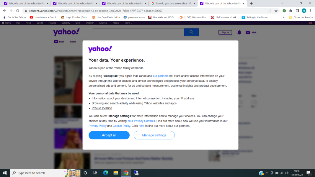 Randomly redirected to another page...