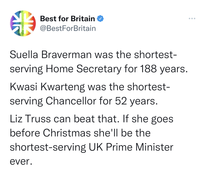 Suella Braverman.  Is she always like that or is she unwell?