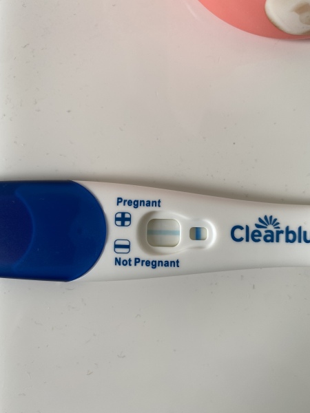 Faint pregnancy test results 