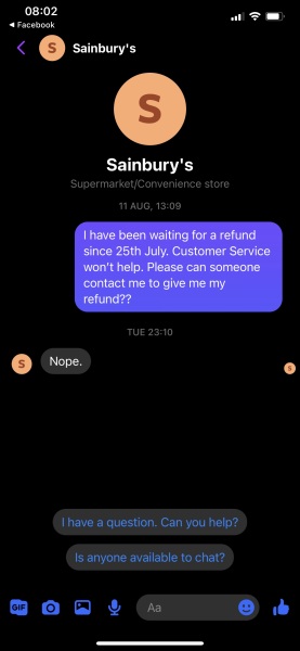 Fucking cheating bastards Sainsbury’s and their substitute price promise