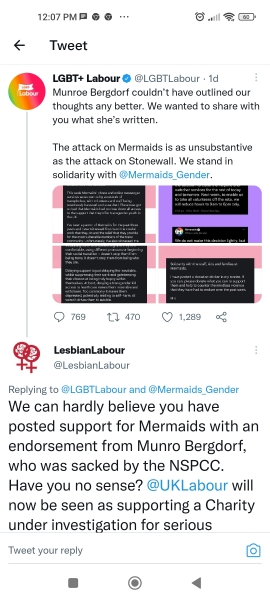 Organisations that are still signposting kids to Mermaids