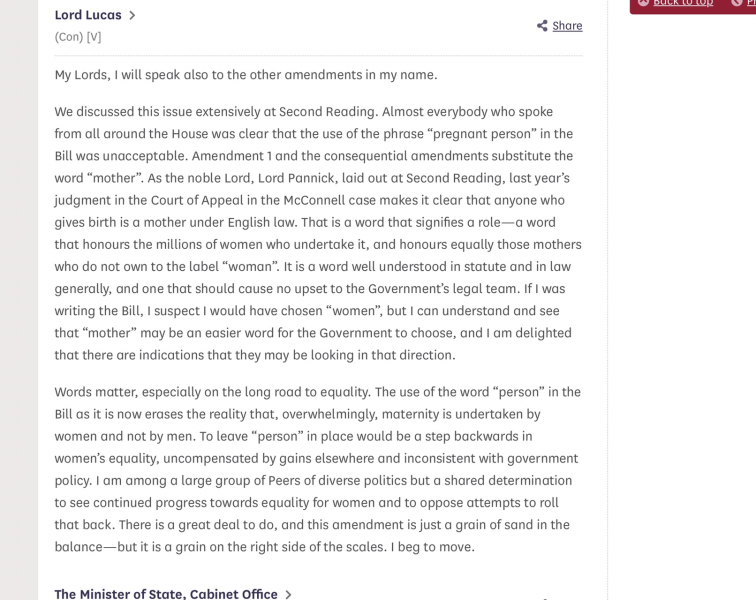 To think JKRowling should be in the House of Lords