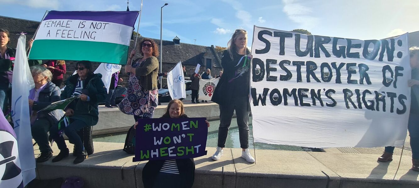 Women's Rally in Edinburgh, Thurs, 6th Oct