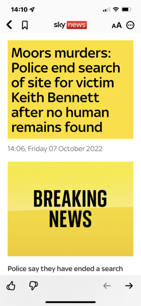 Human remains found on Saddleworth Moor