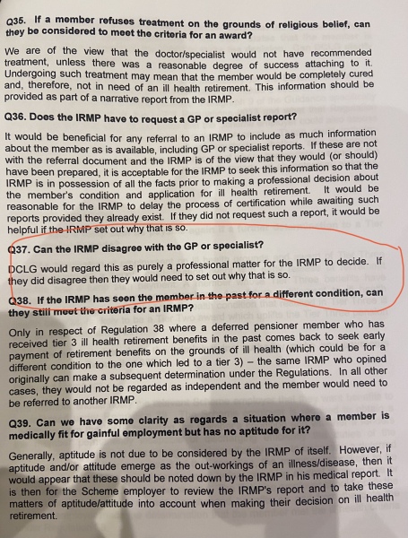 LGPS Tier appeal 
