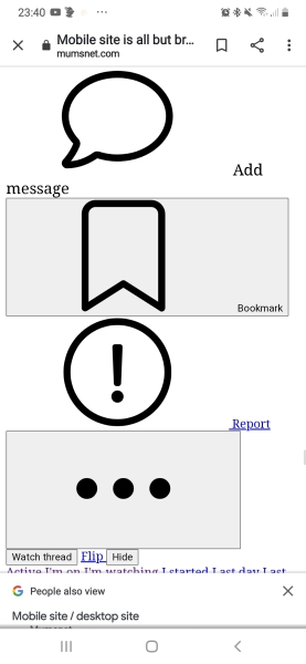 Mobile site is all but broken