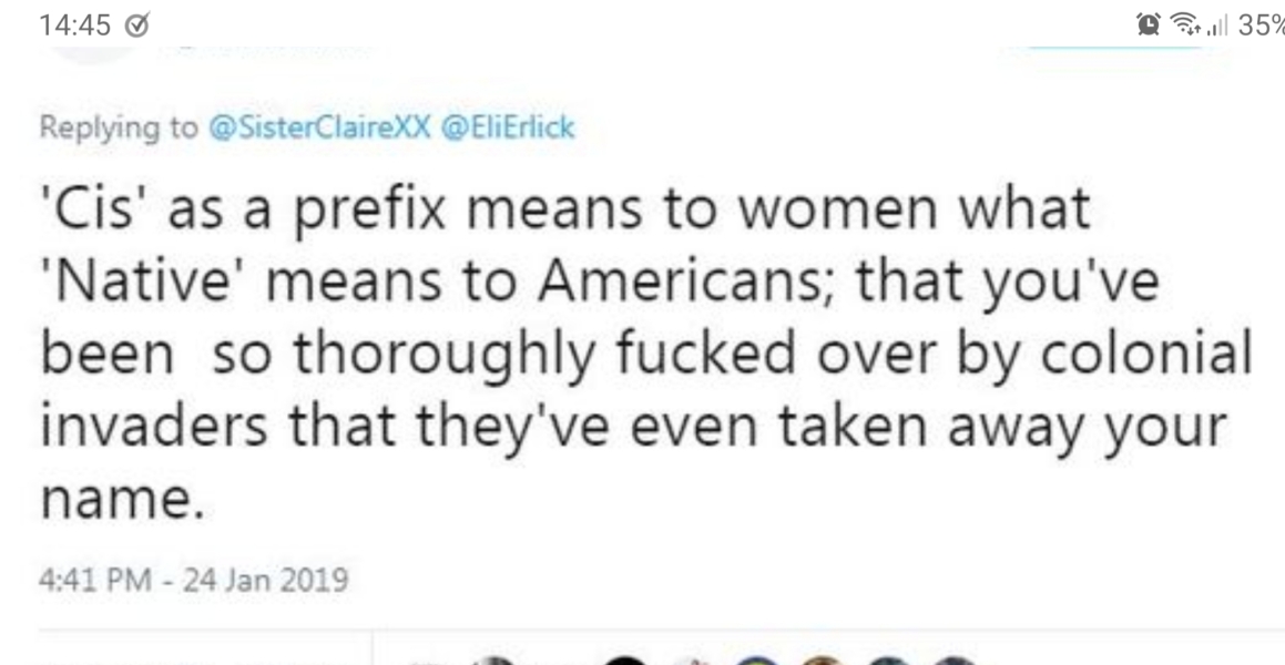 Why 'Cis' is unnecessary 