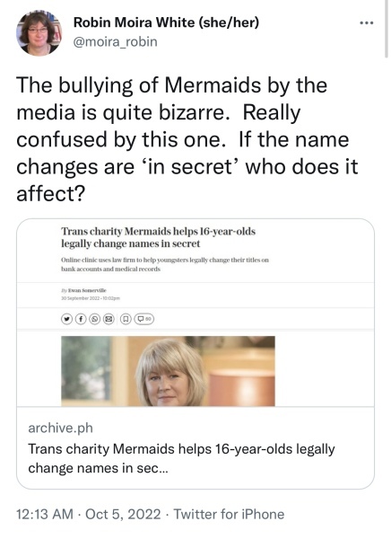 Mermaids being investigated by the charity commission