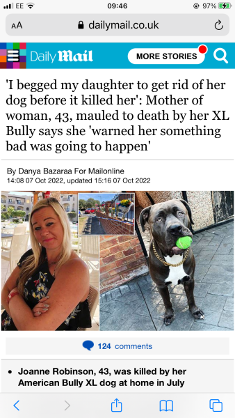 Sick of these XL bully owners 