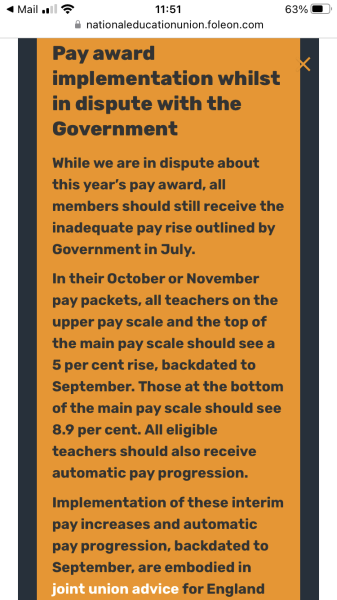 Teacher pay increase