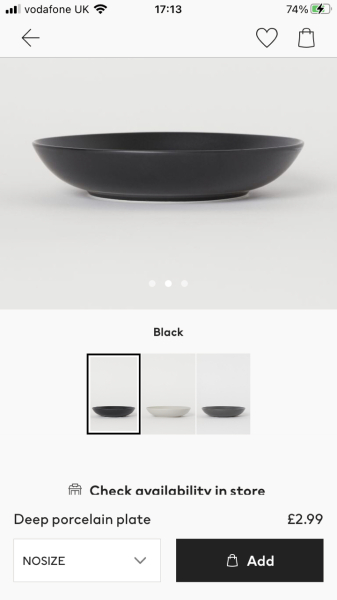 To want pasta bowls