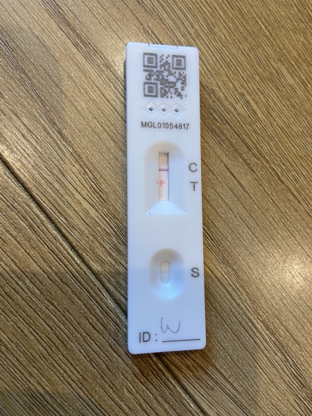 Faking positive covid test