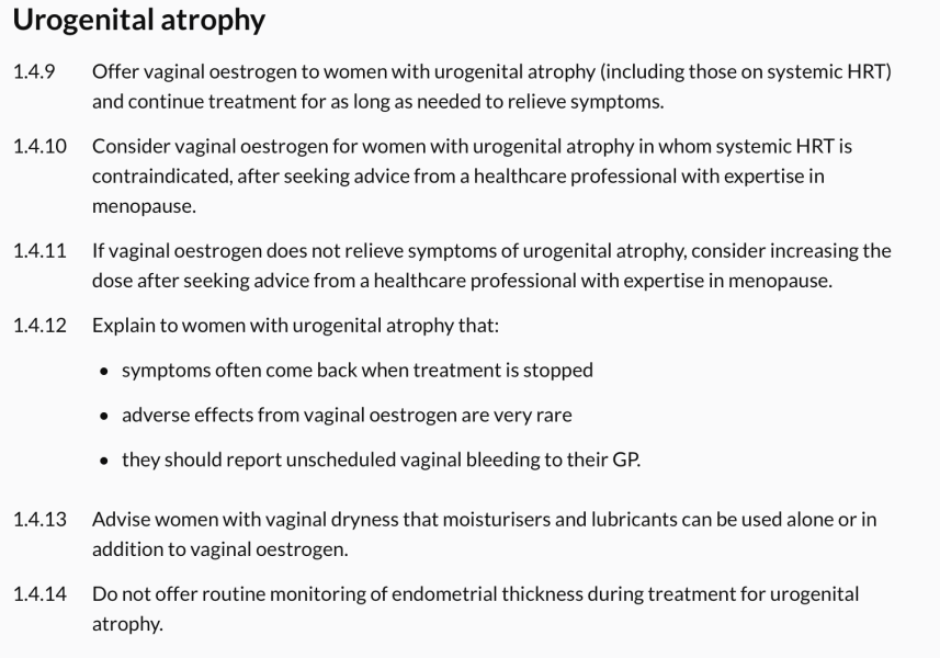 Vaginal Atrophy on Perineum